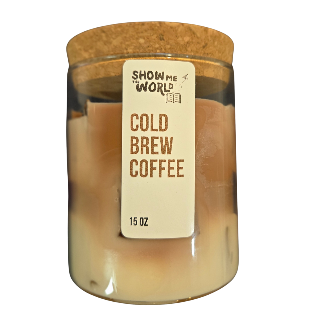 Cold brew coffee candle